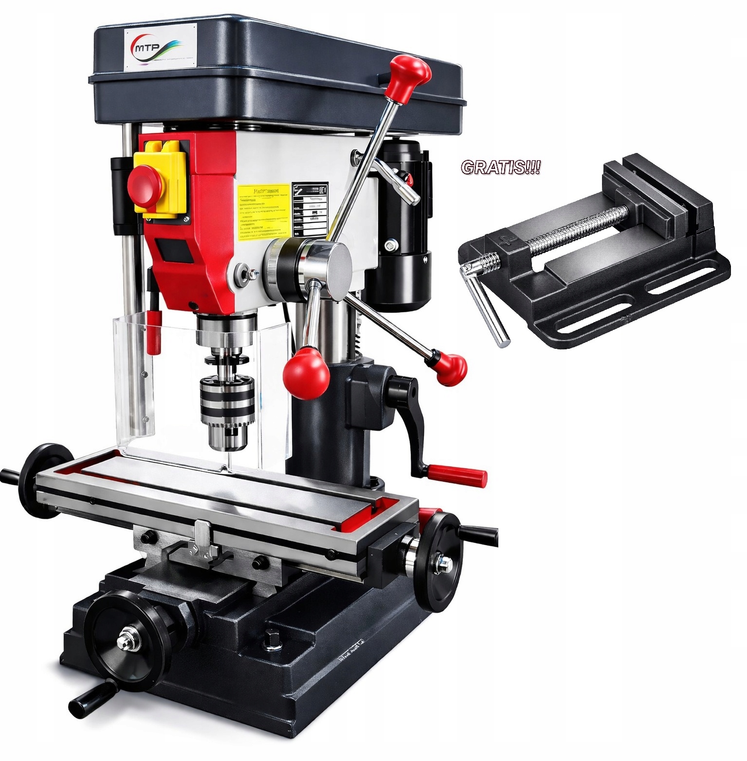 СВЕРЛИЛЬНЫЙ СТАНОК ФРЕЗЕРНЫЙ СТАНОК НАСТОЛЬНЫЙ СВЕРЛИЛЬНЫЙ СТАНОК 16 ММ 400 В ФРЕЗЕРОВАНИЕ СВЕРЛЕНИЕ ТИСКИ