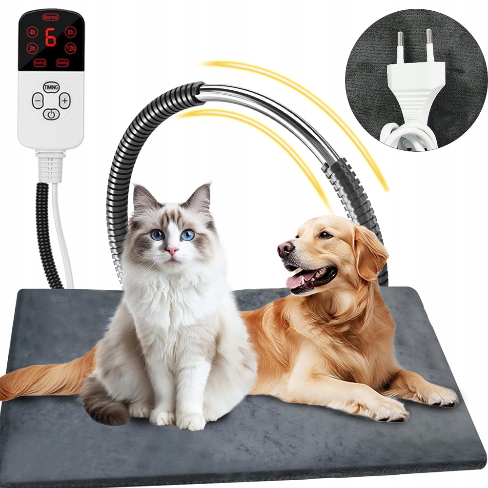 Vyhřívací Podložka Pro Psa A Kočku Vyhřívaná Deka Pro Zvířata 45x70 CM