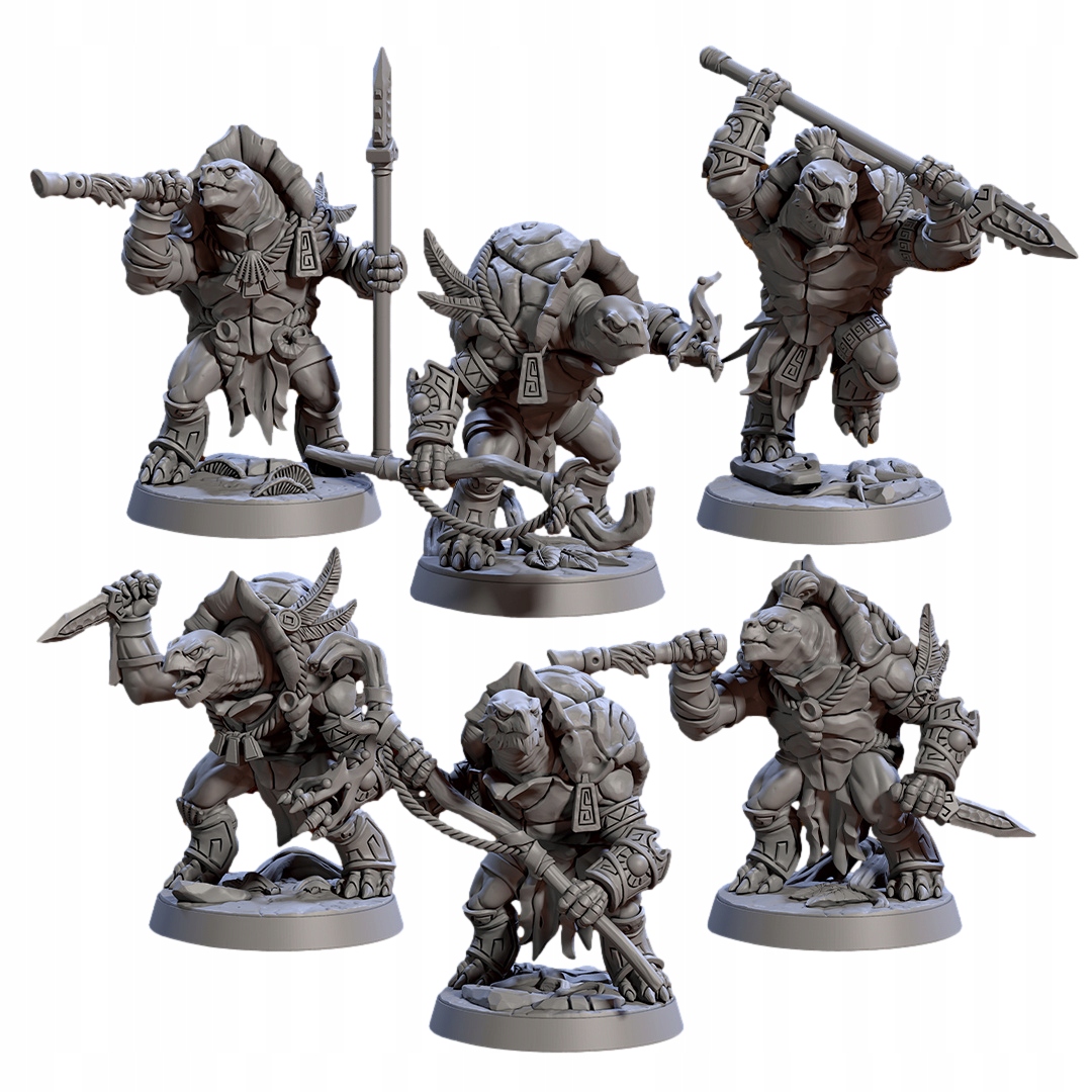 Jadeshell Turtlekins - x1 Figurka RPG DnD D&D Pathfinder