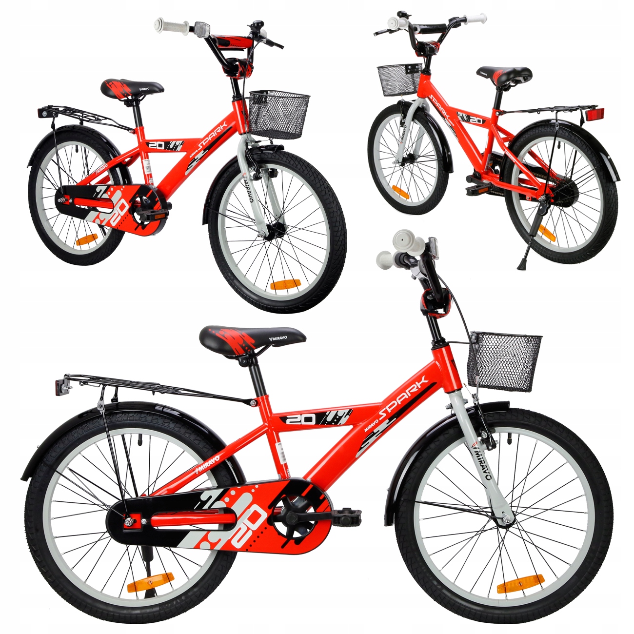 Dětské Kolo 20 Palců Miravo Kolo Pro Chlapce Košík A Patka Dárek