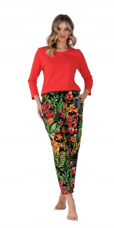 Dámské Pyžamo Isbel 1489 M Malina Červená