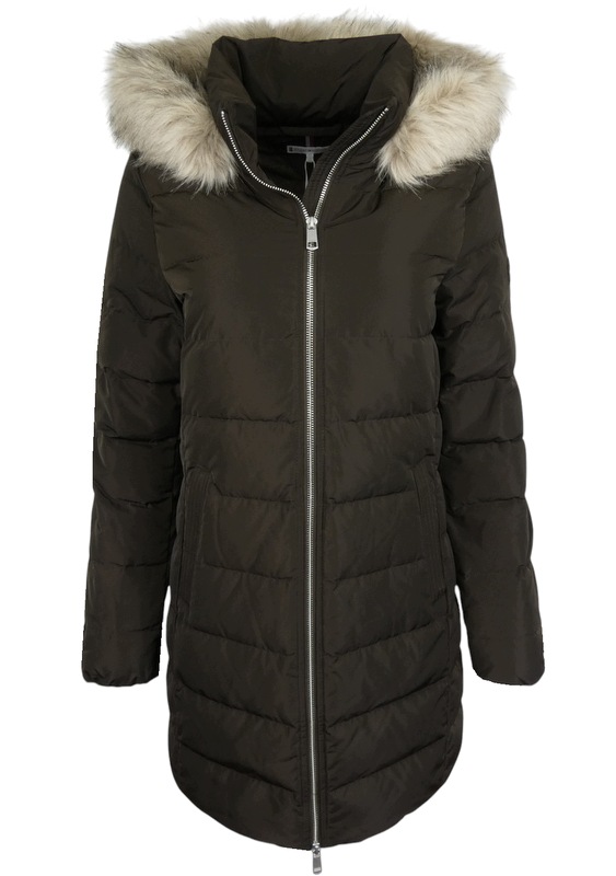 Tommy Hilfiger Kurtka damska, pikowana, puchowa, brązowa, L