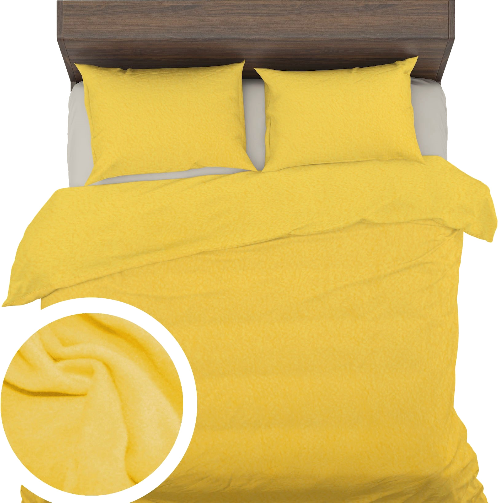 Flísové Povlečení , Vyrobené Z Flísu 180x200+2x70x80 1 Barva Teplý Fleece Flís