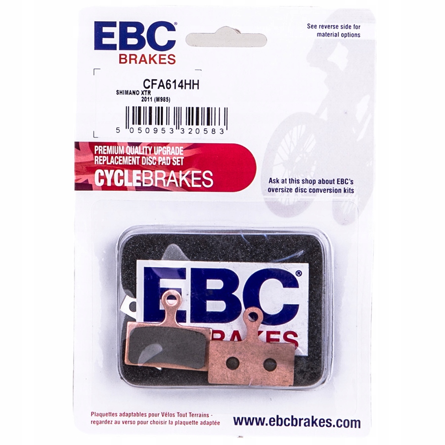 Klocki Rowerowe Ebc Metaliczne Rever Arc-e Arc-s Arc-u Attack-e,s,u,xe,xu