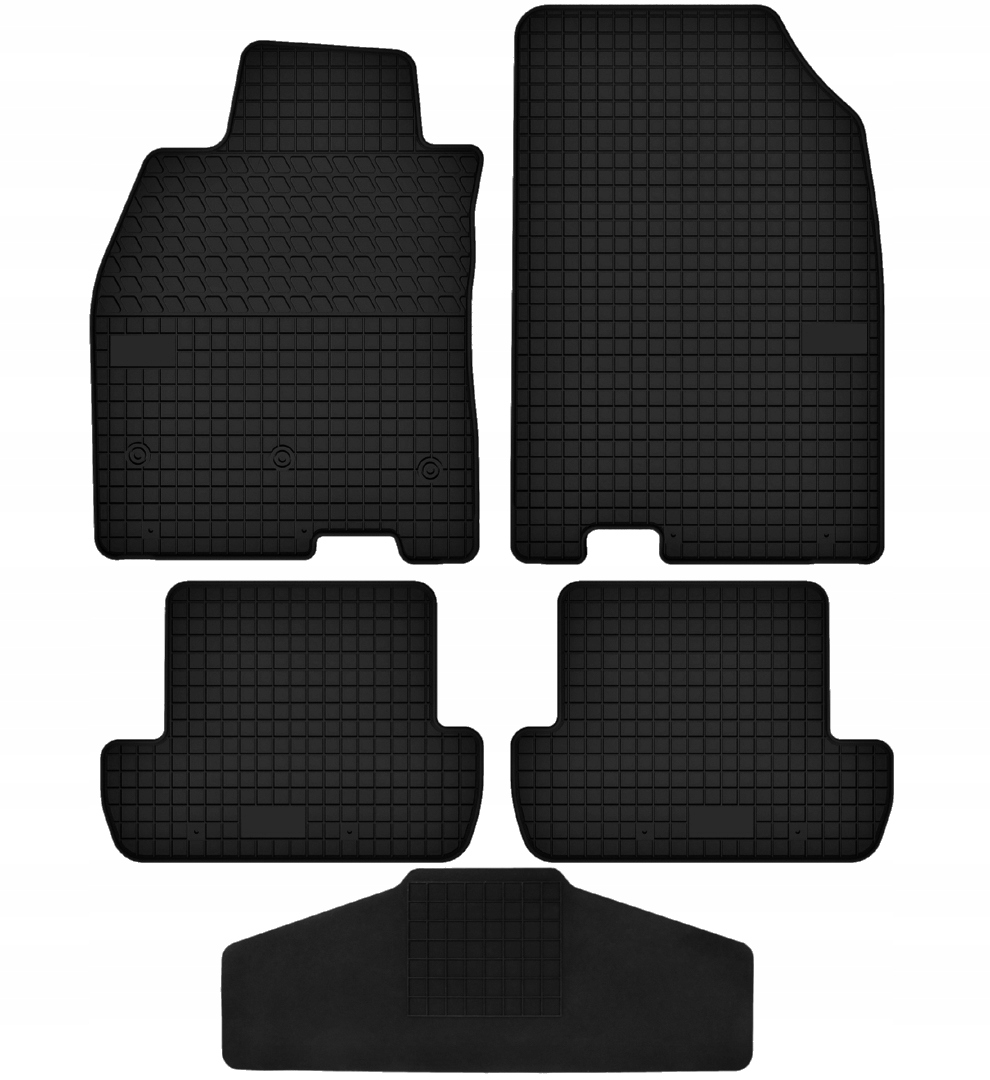 Gumové koberce určené s tunelem pro Renault Megane III (2008-2015) Guma