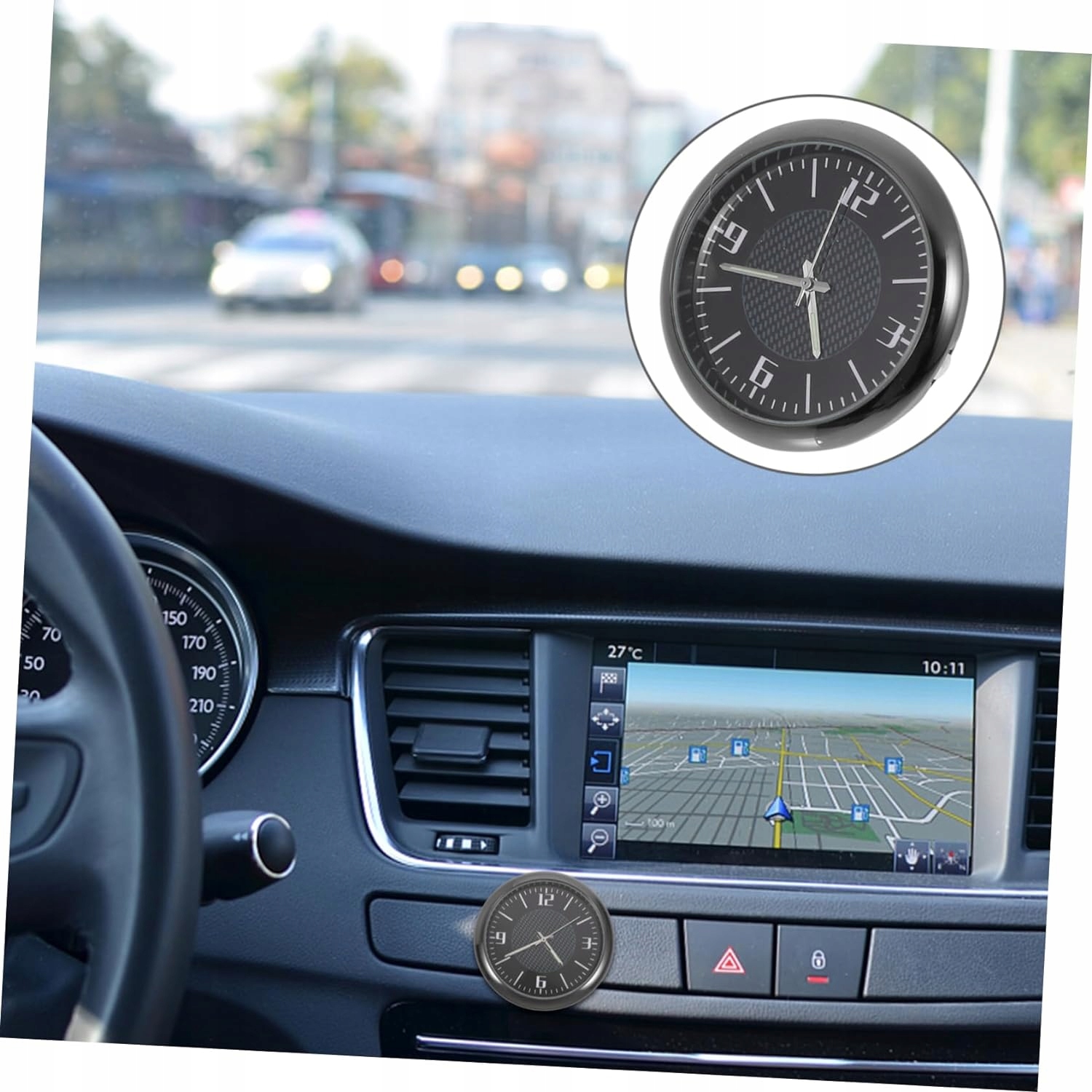 1 Szt Zegar Samochodowy Zegar Montowany w Sam Marka Inny