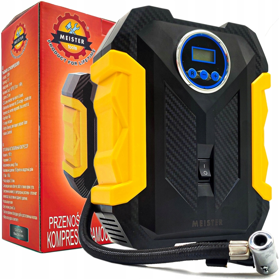 

Kompresor Samochodowy Sprezarka Pompka 12V LCD