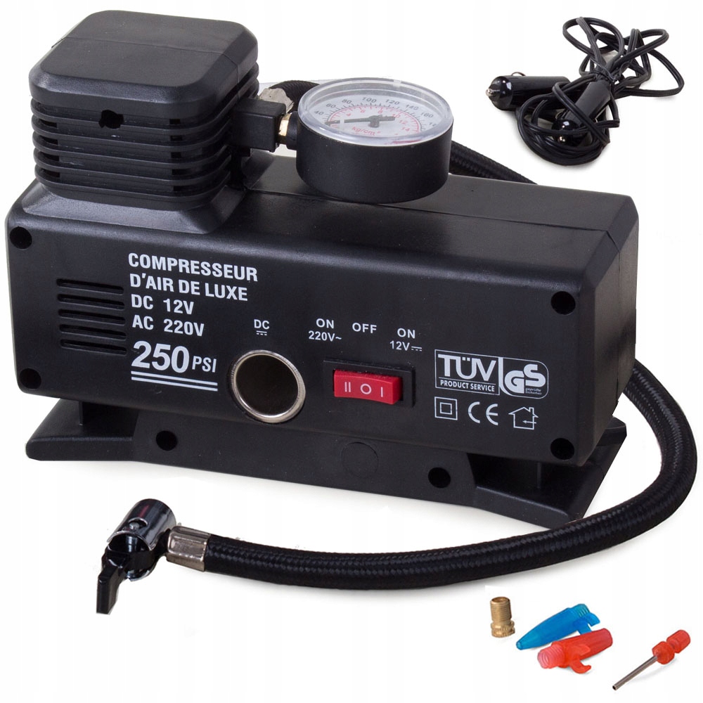 

Kompresor Samochodowy Pompka 230V 12V 250 Psi
