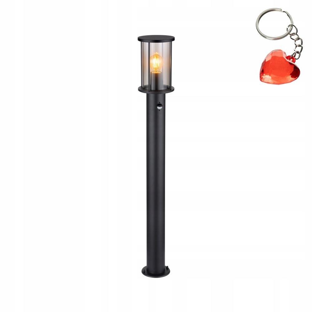 Vonkajšia lampa záhradný stĺpik so senzorom Gracey 31363S Globo