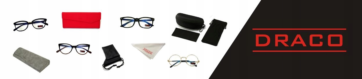 DAMSKIE ETUI NA OKULARY KOREKCYJNE TWARDE FUTERAŁ Model E-33C3_2H