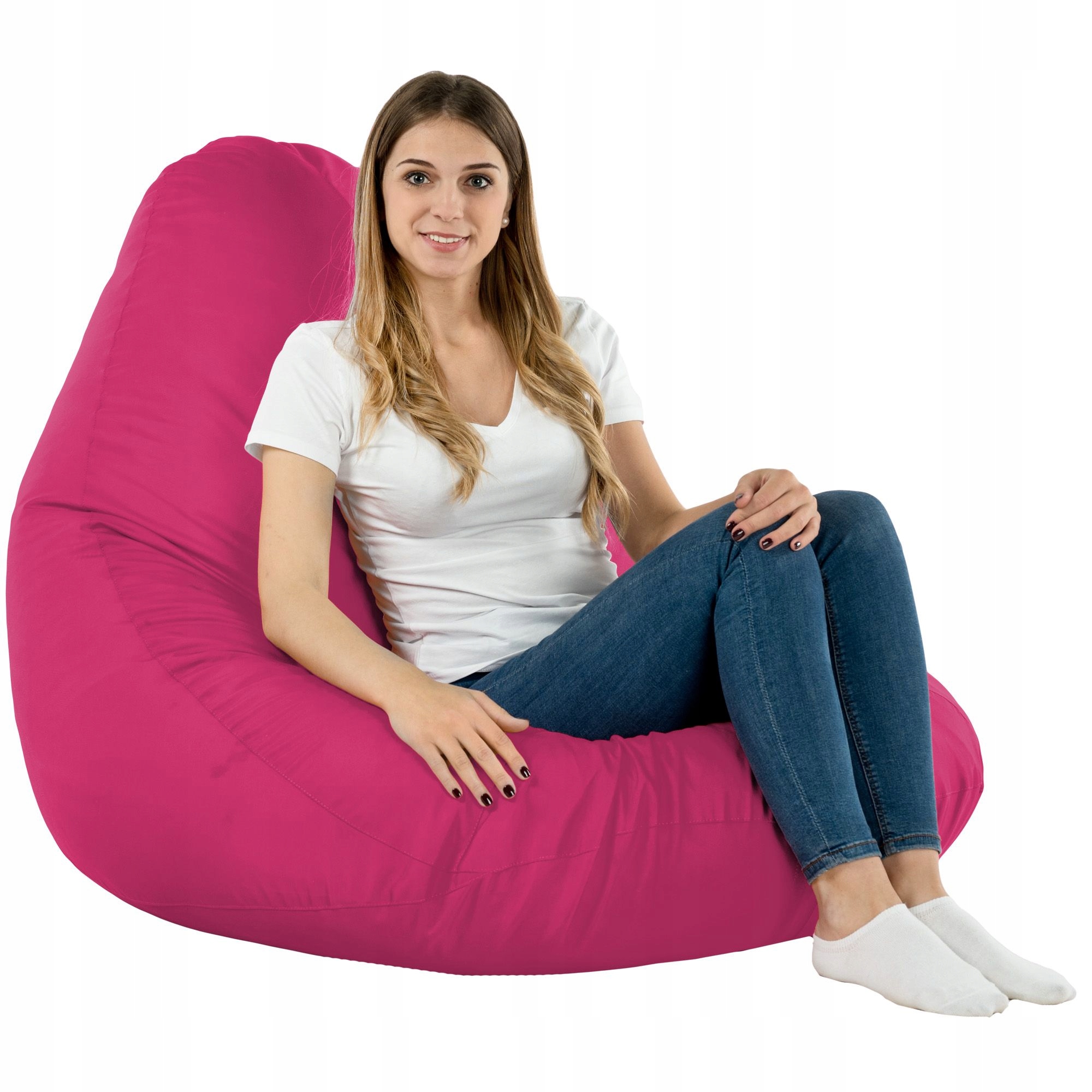 Zahradní sedací vak Křeslo XXL Fuchsiová