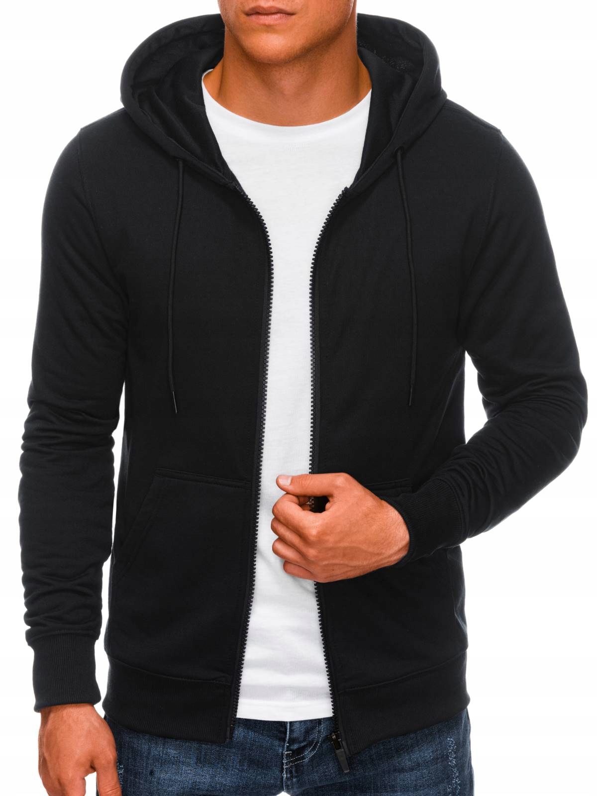 

Bluza męska z kapturem 1211B czarna M