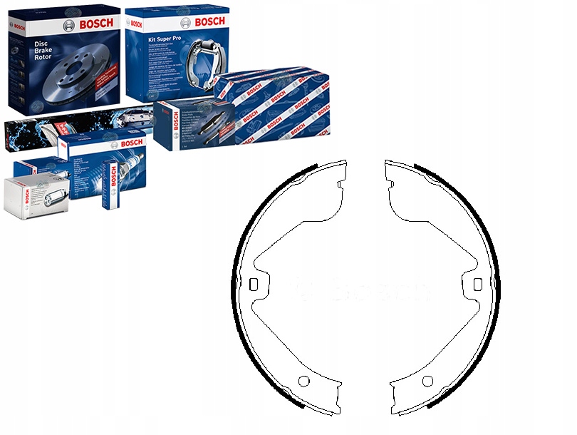 Sada Brzdových Čelistí Bosch 7L0698525 SFS00005