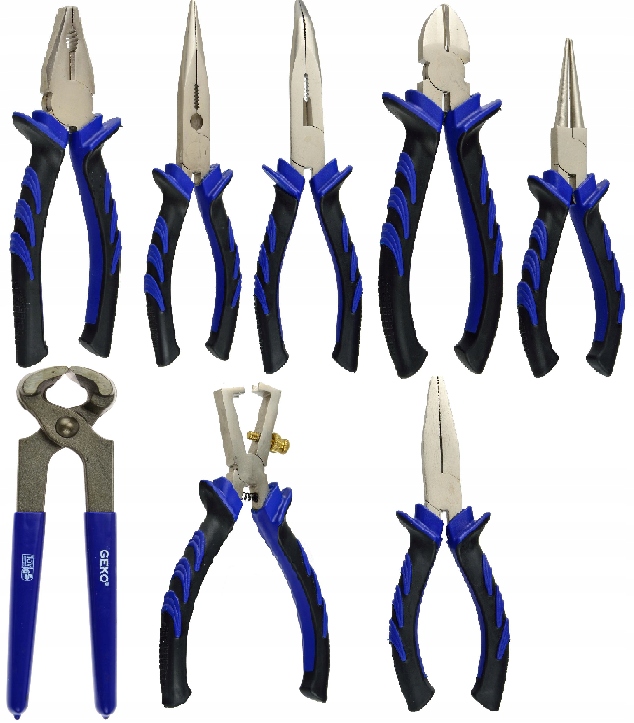 

Zestaw Szczypce Kombinerki Geko Różne Komplet MIX