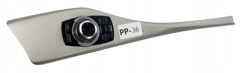 9207263 - BMW F20 LIFT рамка с туннелем Idrive серебро 9286699