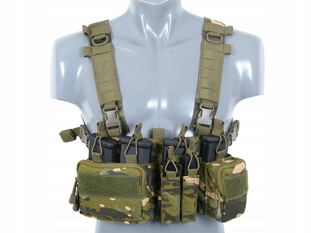 Kamizelka Chest Rig Pasoszelki Pas Szelki ładownica Ar Ak M4 5,56 9mm 7,62