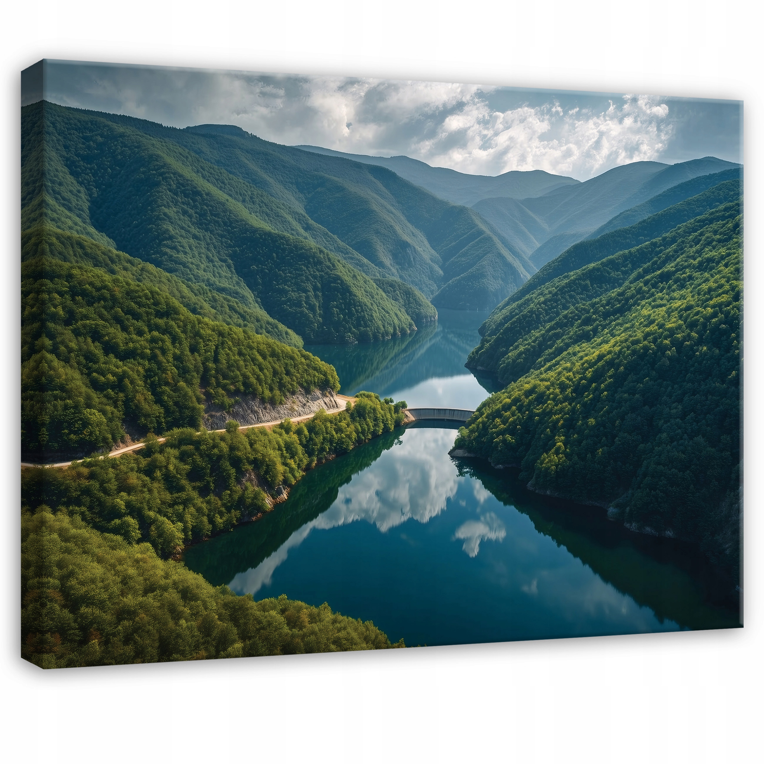 Obraz Řeka Hory Příroda Do Ložnice Obývacího Pokoje Kuchyně Na Plátně 120x80