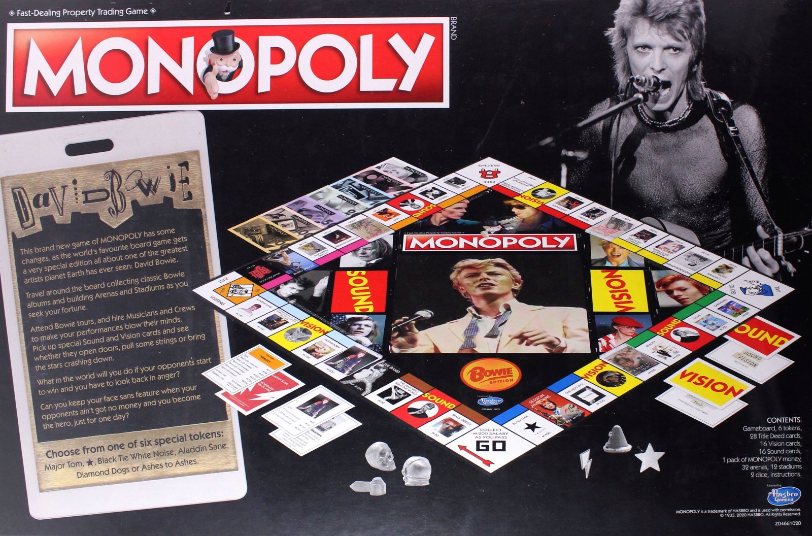 MONOPOLY DAVID BOWIE [GRA PLANSZOWA] Stan opakowania oryginalne