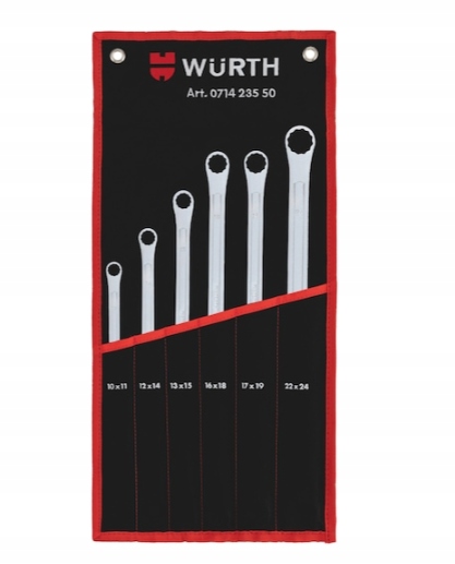 Wurth Sada 2-stranných očkových kľúčov 6ks 071423550
