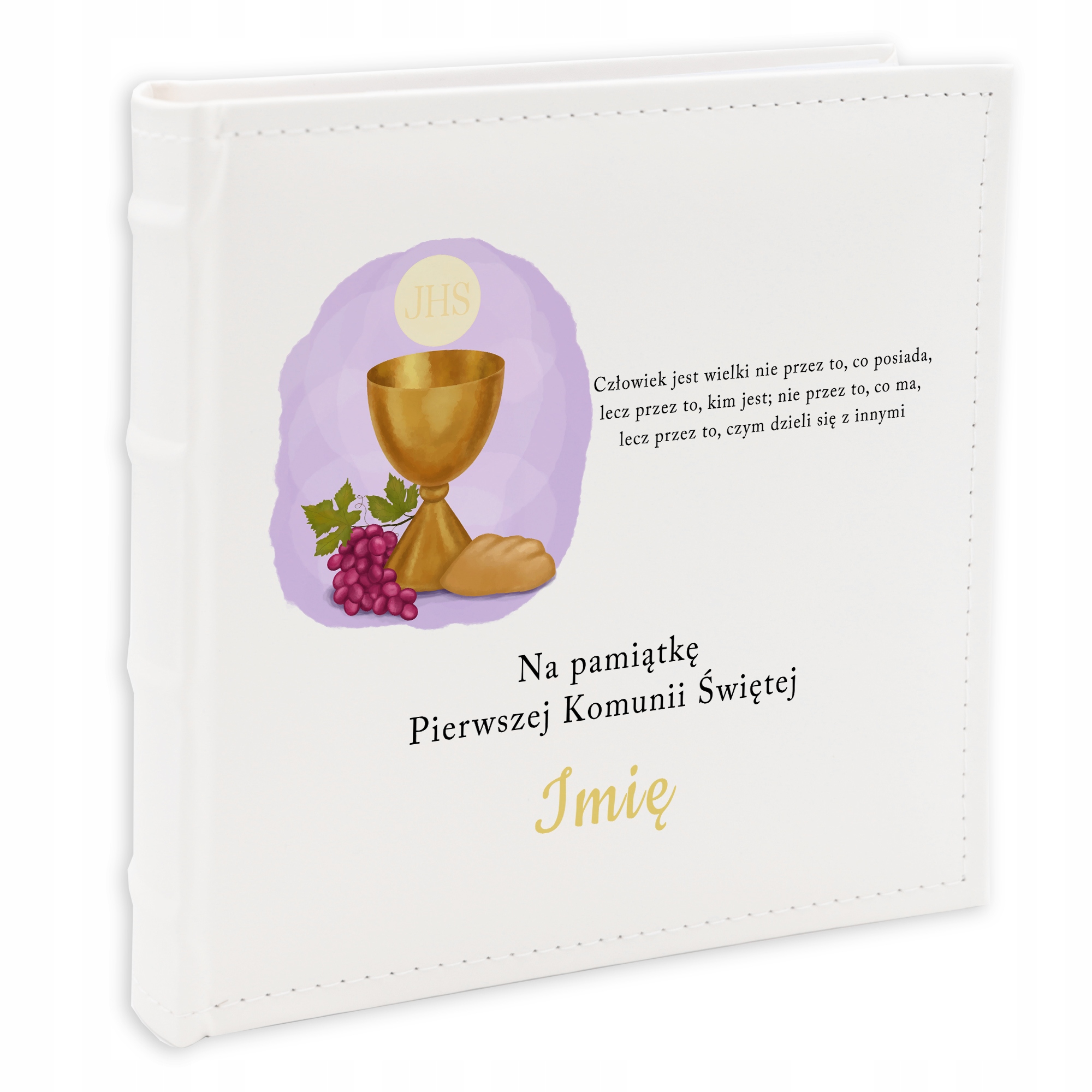 Album na fotografie 10x15 cm Dárek od kmotra k vlastnímu přijímání Obálka