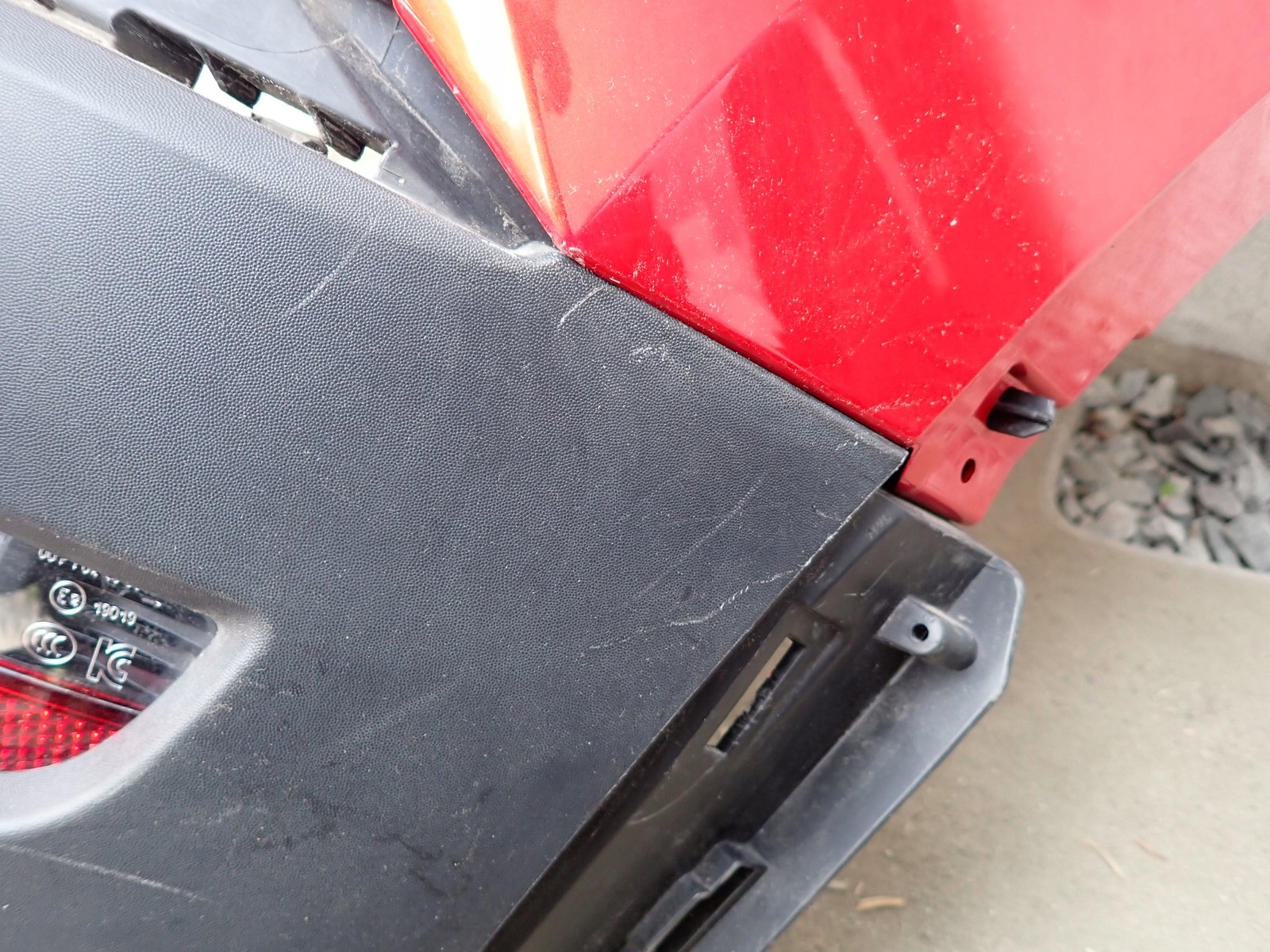 bumper rear part rear RENAULT CAPTUR 2 II HF 2019