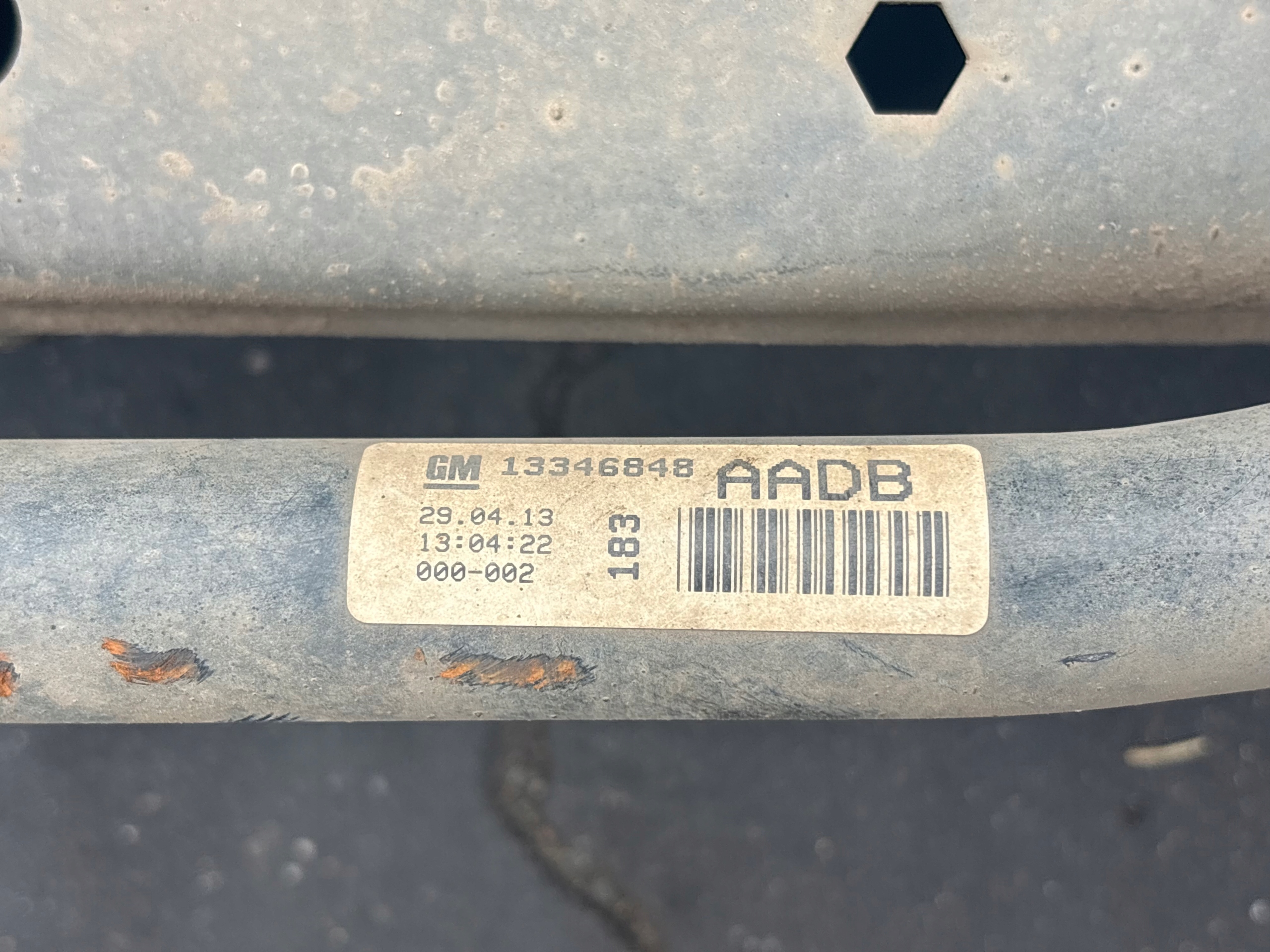 Achsträger TRAWERS OPEL ASTRA J 13346848