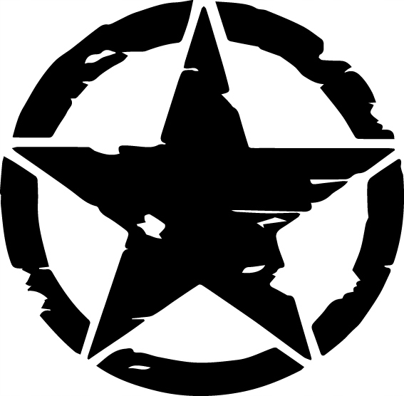 

Naklejka na auto Armia Army Jeep Star Gwiazda