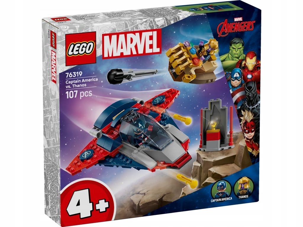 Lego 76319 Heroes Kapitán Amerika versus Thanos