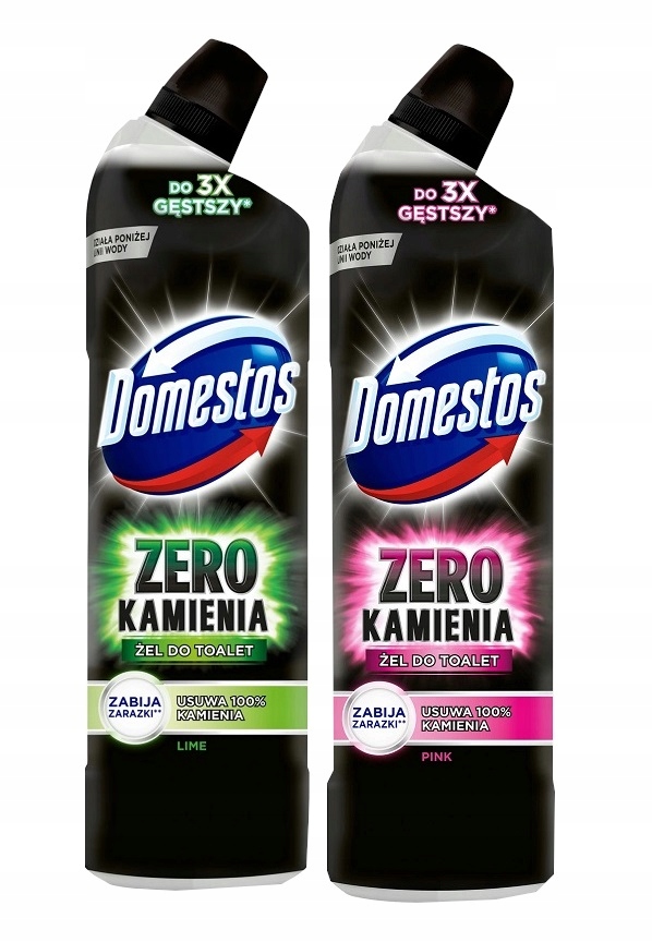 

Domestos Zero Kamienia Żel płyn Wc Pink Lime 750ml