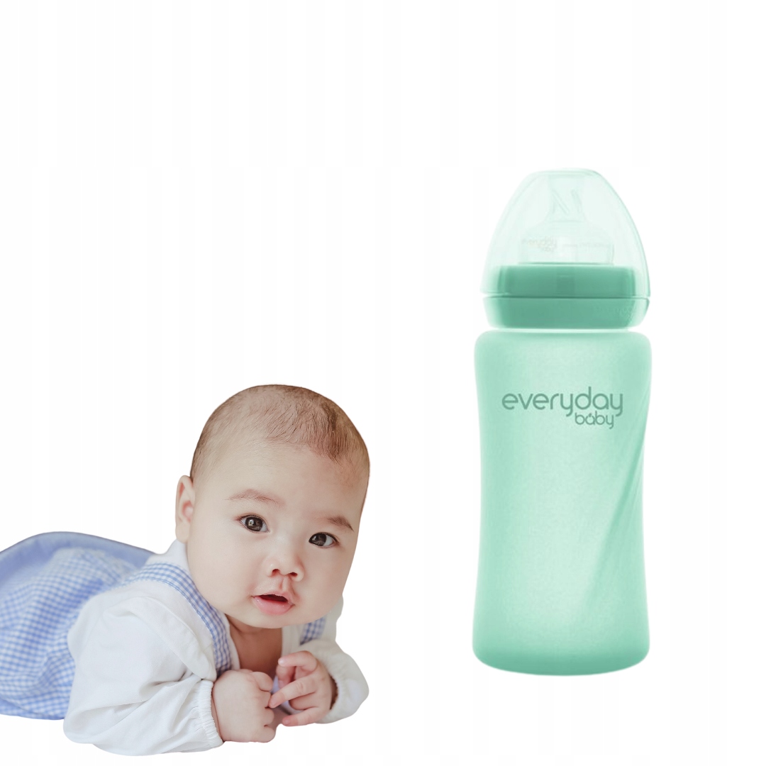 

Szklana butelka ze smoczkiem 240 ml, Everyday Baby