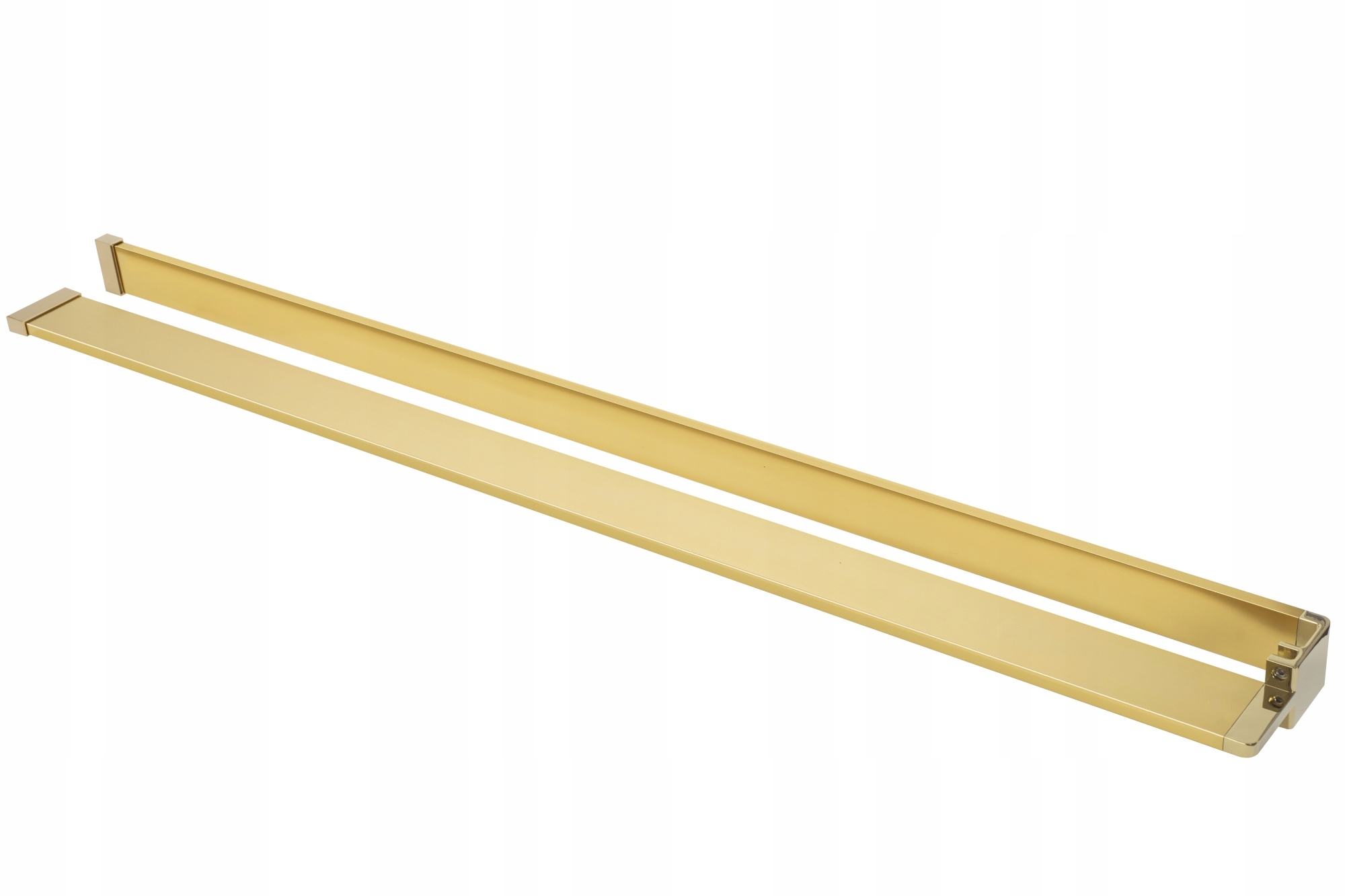 PÓŁKA WIESZAK na ręczniki EVO ZŁOTY na ściankę REA