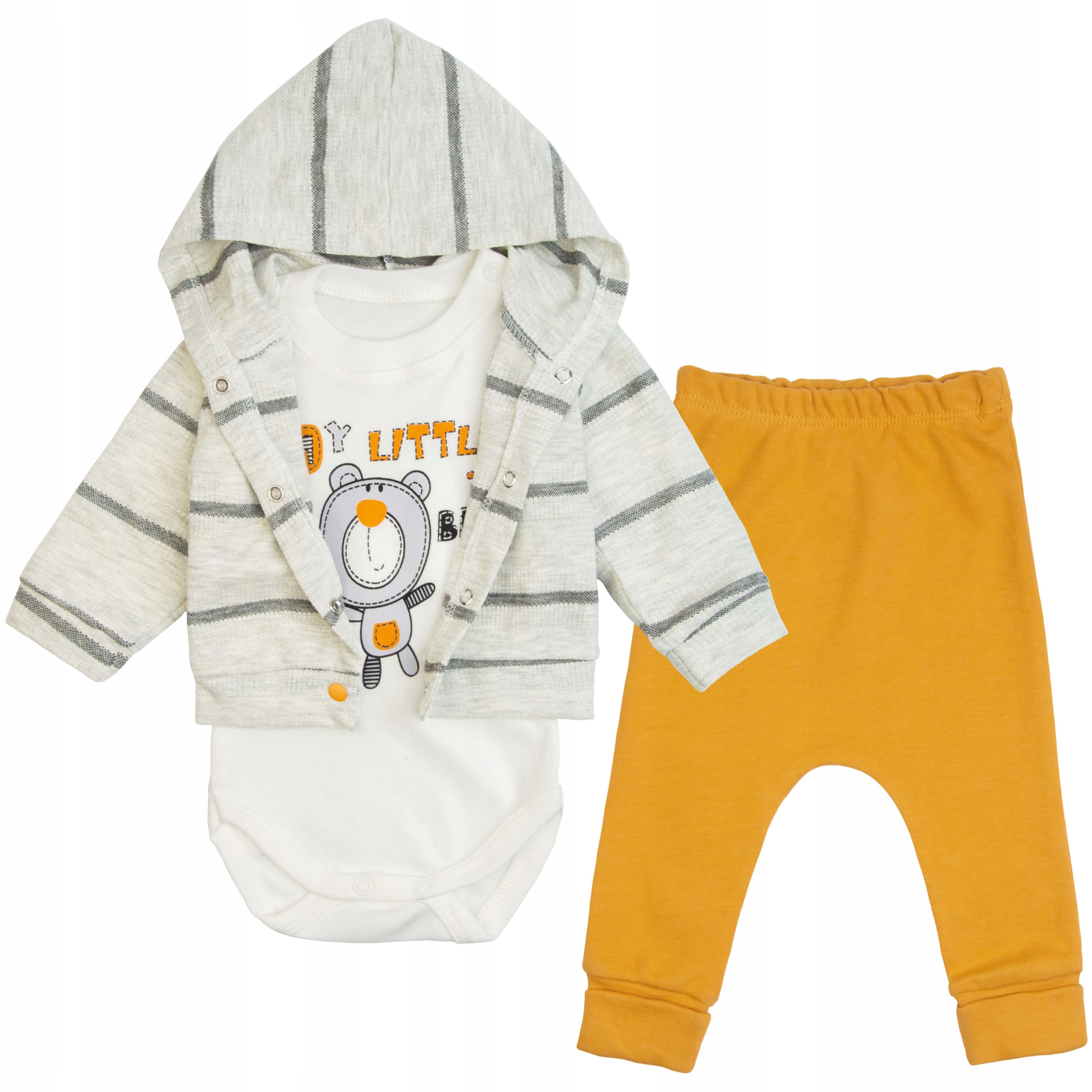 

Komplet Dla Noworodka body spodnie bluza 62