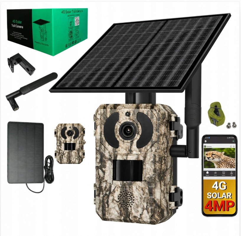 Lesná fotopasca 4G Solar RBX-H10 s solárnym panelom