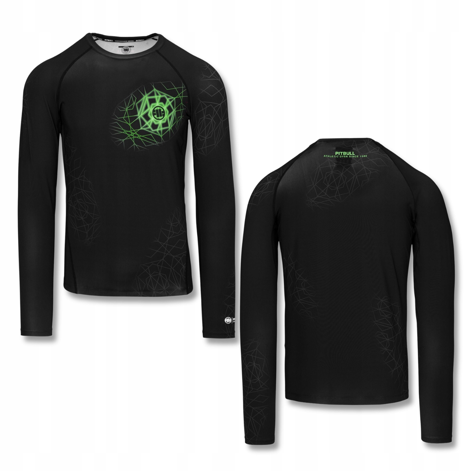 Męski Rashguard longsleeve Pitbull techniczna koszulka treningowa Ray