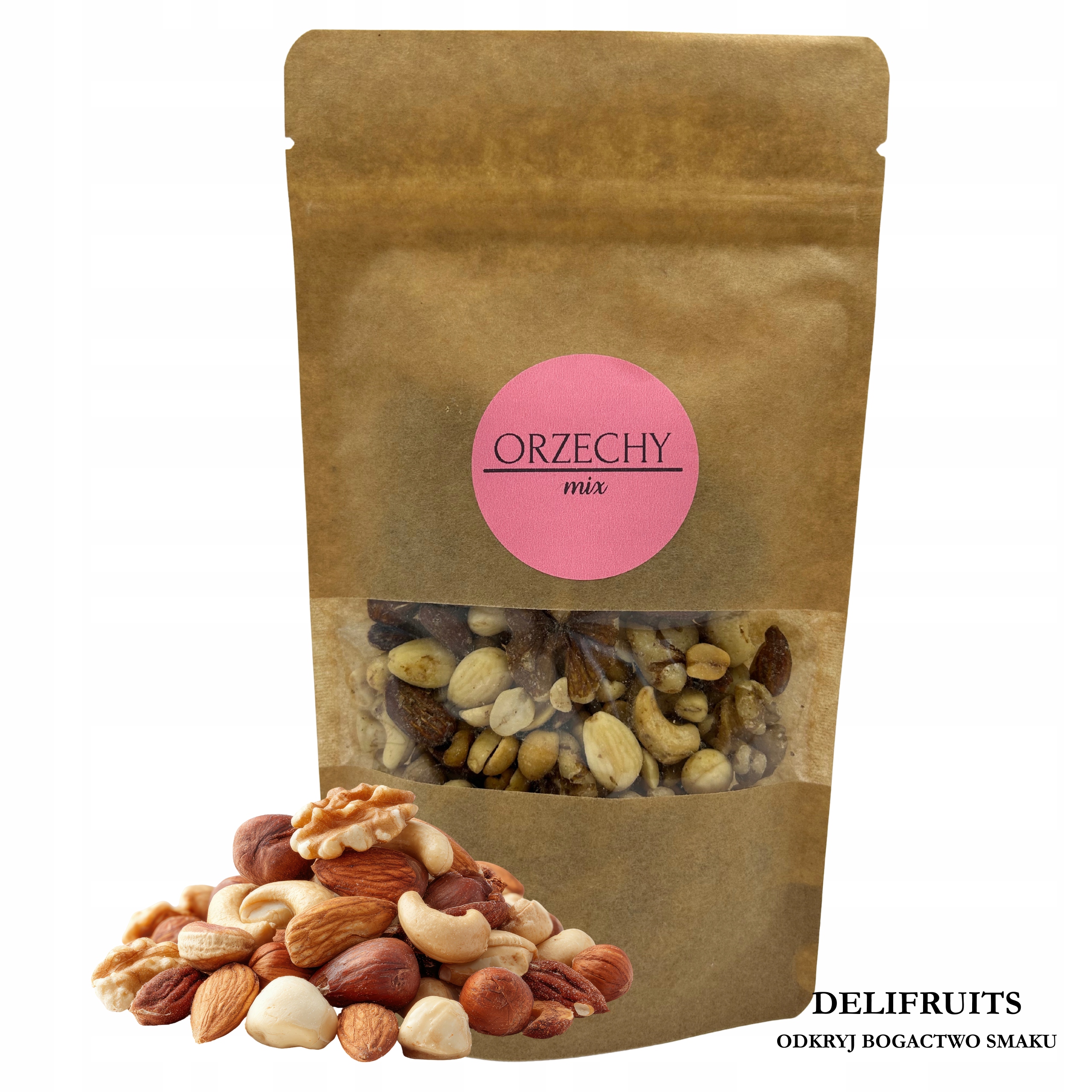 Směs Ořechů 2,5 Kg (2500 G) Delifruits Nejvyšší Kvalita Produktů