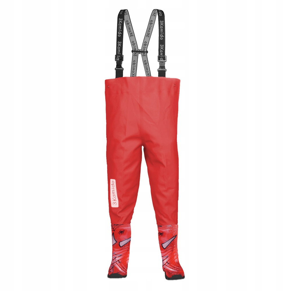 Spodniobuty dziecięce 3Kamido, wodery, spodniobutki, SIDER czerwone r 36