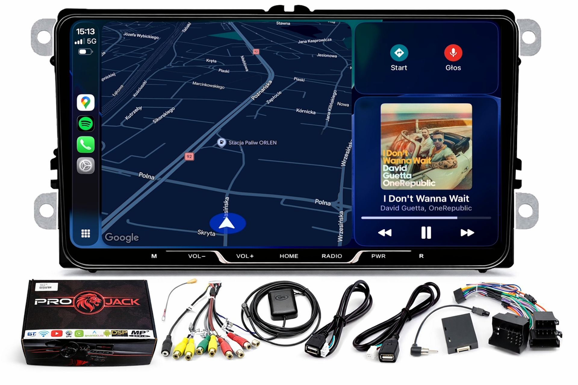 Rádio Navigácia Gps Android Škoda Fabia 2007-2014 Wifi Carplay 4/64GB