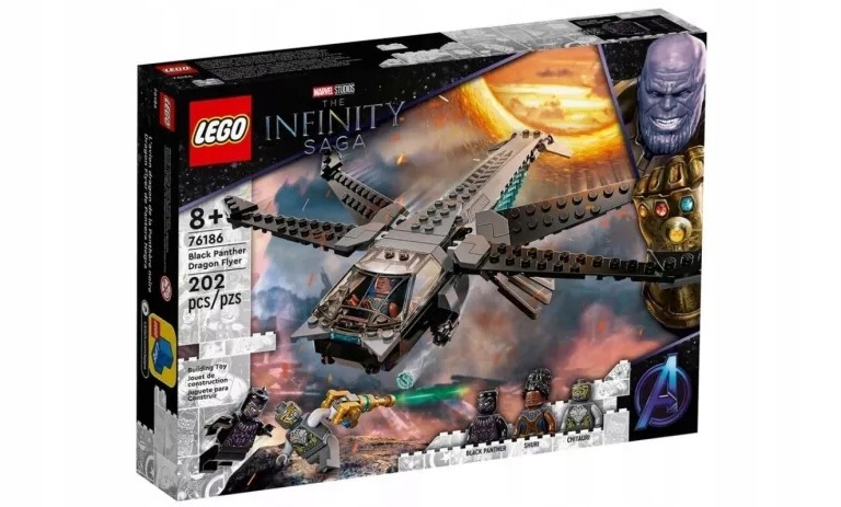 Lego 76186 Marvel Heroes Helikopter Czarnej Pantery