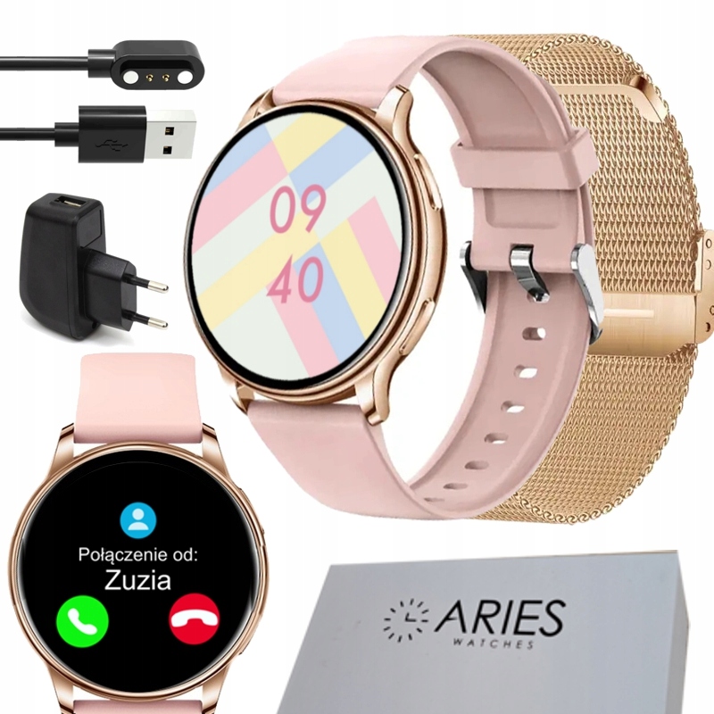 

Smartwatch Zegarek Damski Rozmowy Cykle