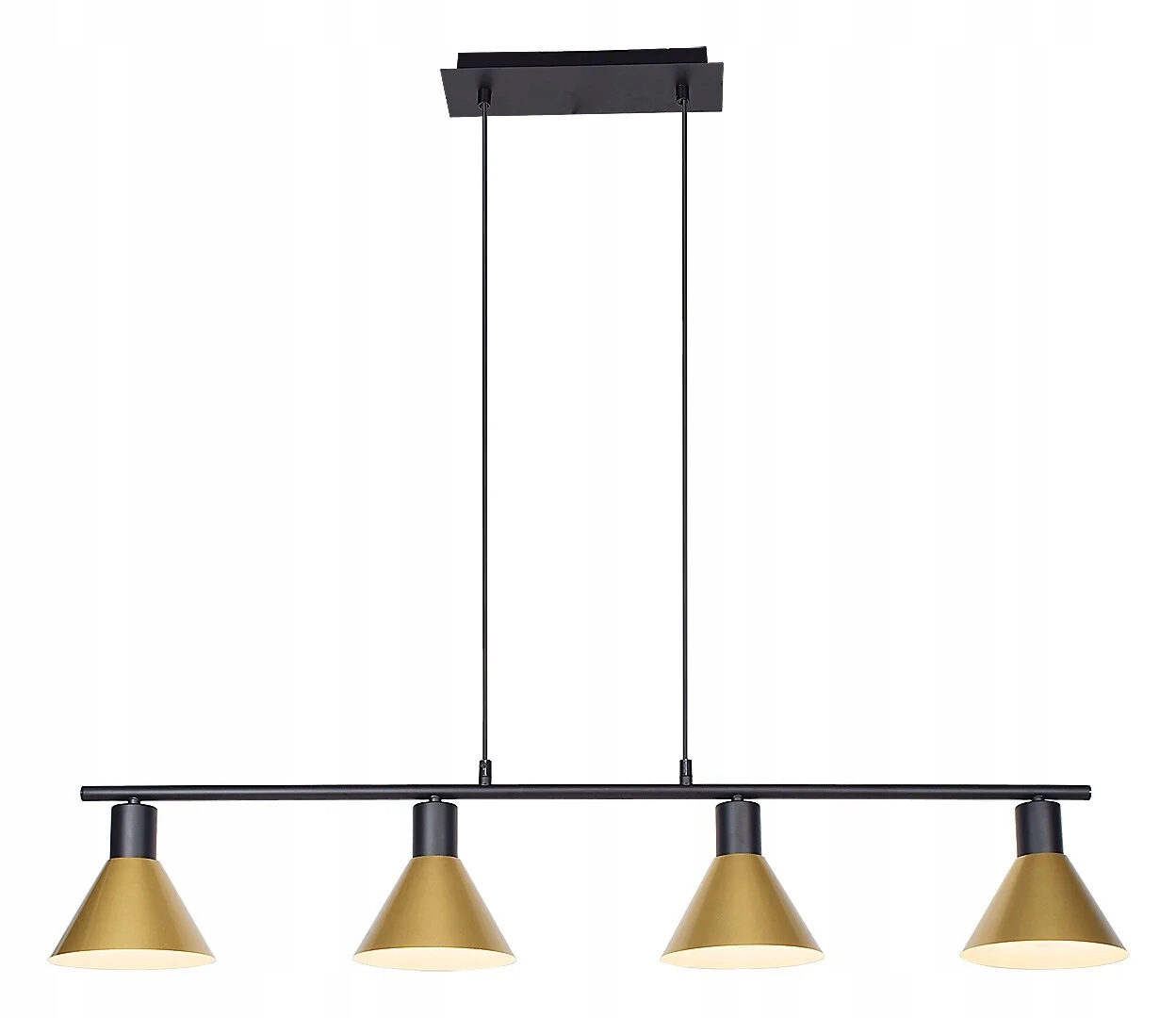 Závesná lampa E27 4x40W farba čierna matná 3160 Alvaro Rabalux