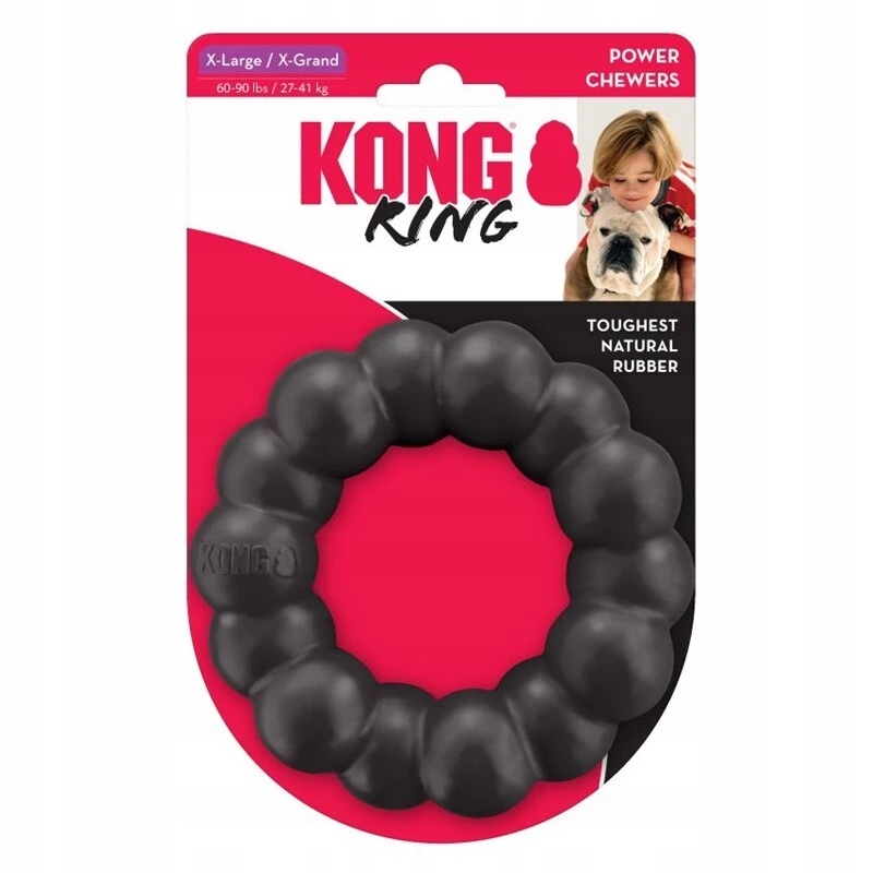 Kong Gryzak Dla Psa Extreme Ring XL Wytrzymały Aport Gumowa Zabawka