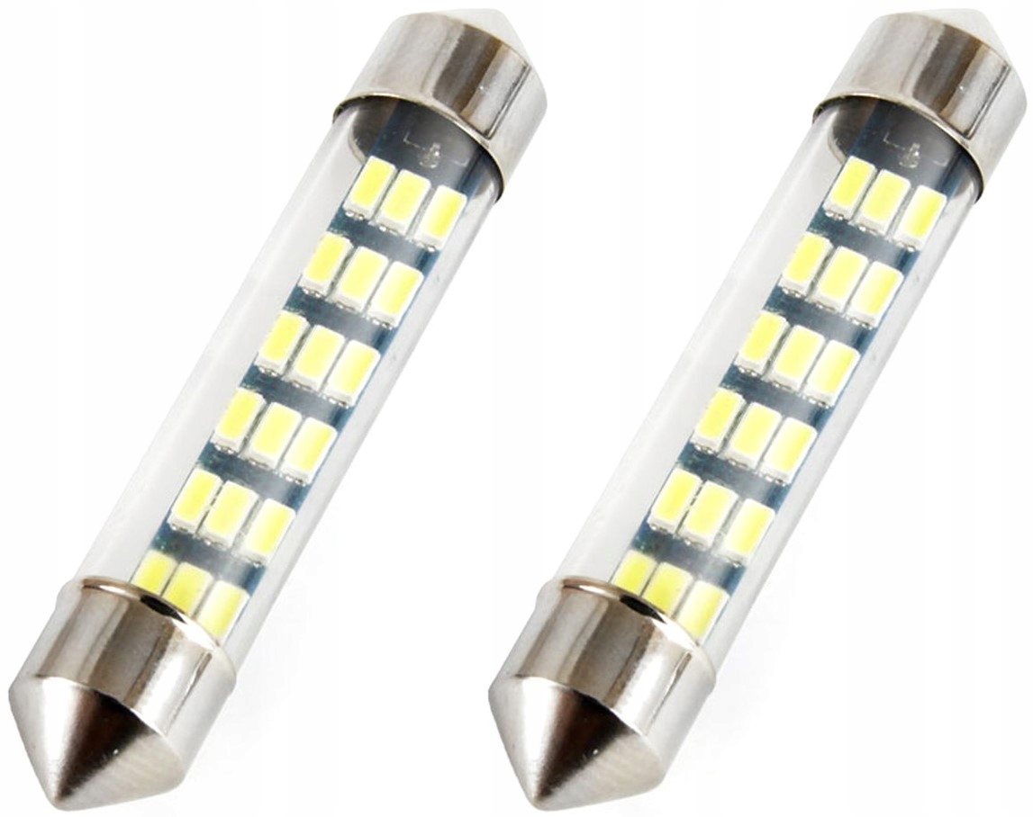 ŻARÓWKI LED C5W C10W RURKOWE 41mm 18xSMD 3014 12V Rodzaj LED