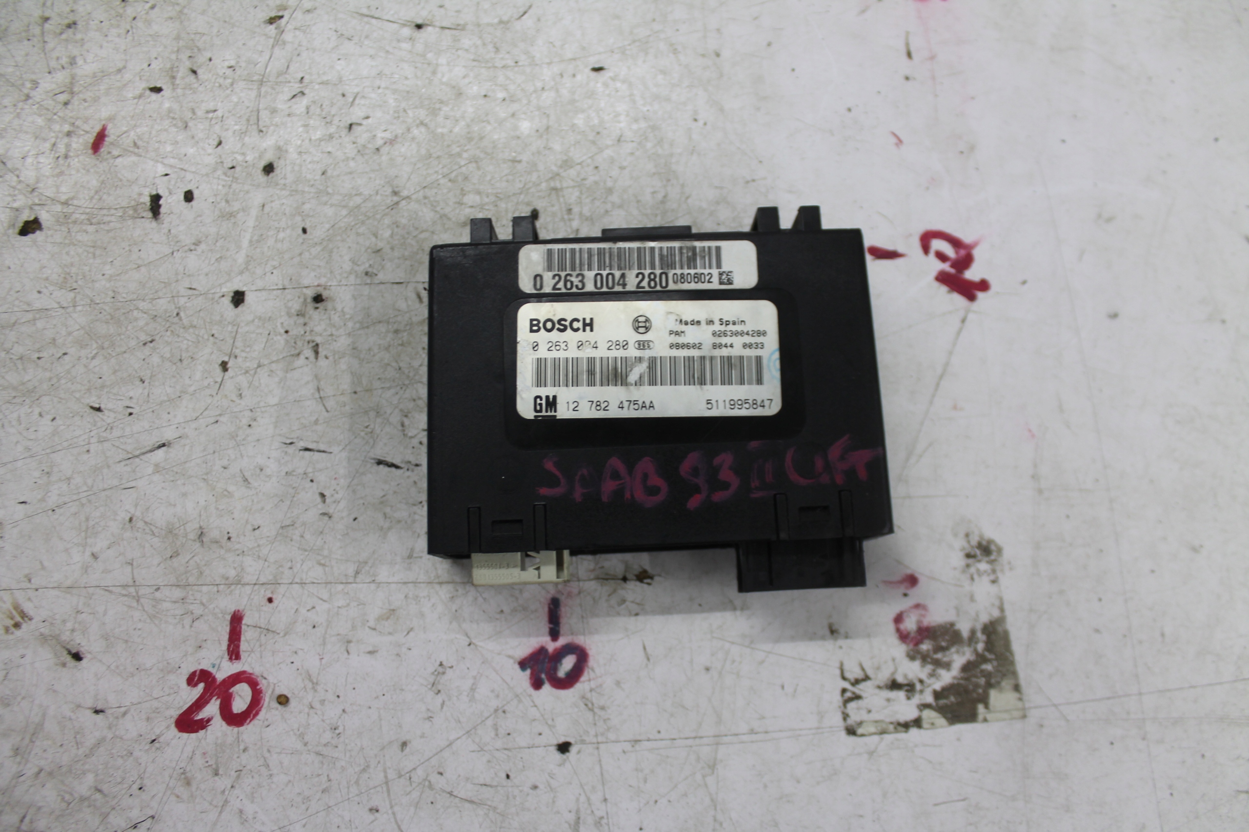 module control unit PDC 12782475AA SAAB 9-3 93 II 07