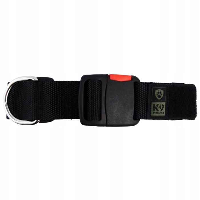 Obojek pro psa K9 Thorn, nastavitelný, látkový, s kovovým D-kroužkem