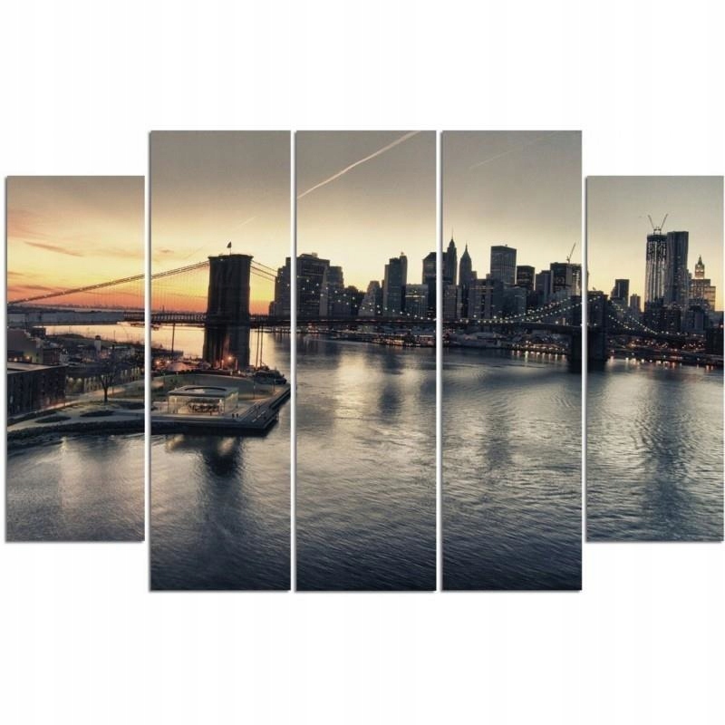 

Obraz Tryptyk Brooklyn Bridge Do Biura 150x100