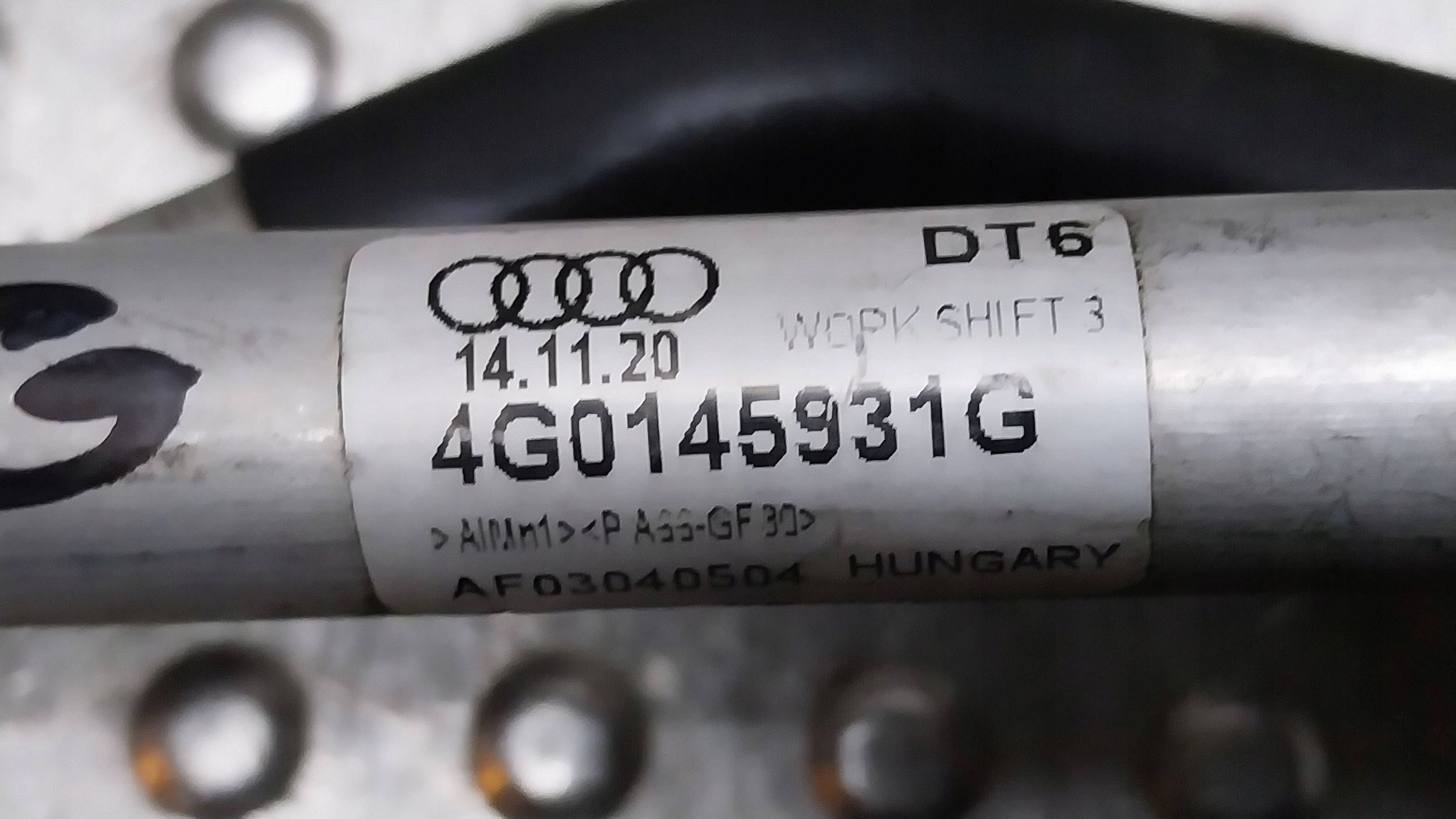 cijevčica prijenos MAGISTRALA vode KPL 4G0145931G AUDI A6 C7
