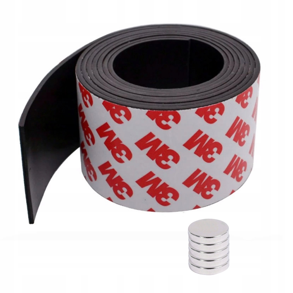 

Taśma Magnetyczna 3M Samoprzylepna 50mm /1,5mm/ 5m
