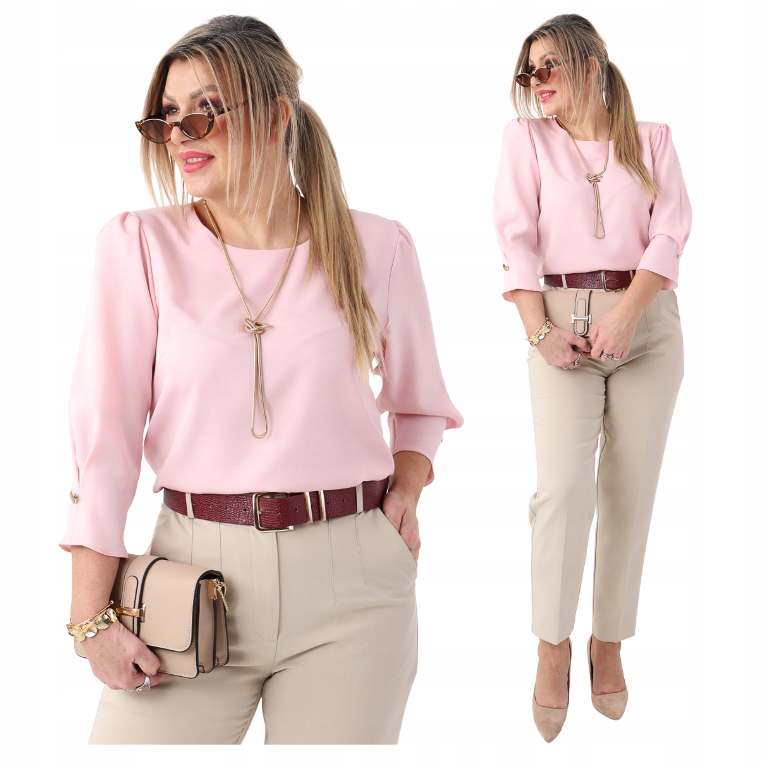 bluzka damska wizytowa bawełniana Polski Producent duże rozmiary