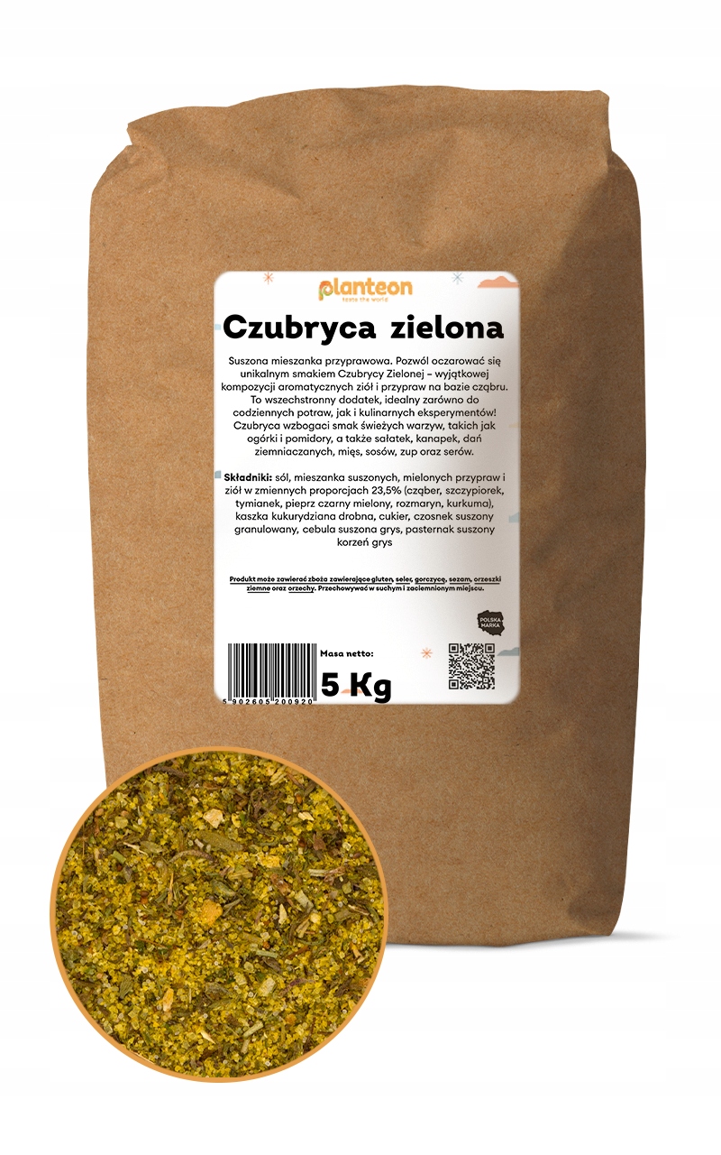Čubrica zelená 5 kg