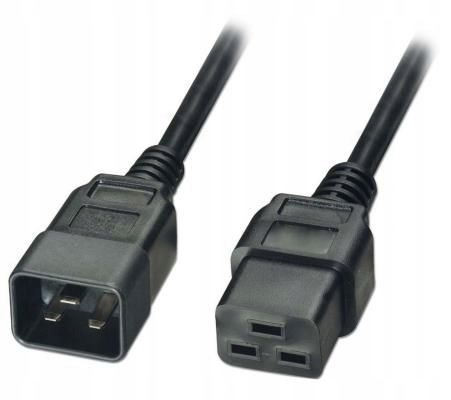 

Kabel serwerowy Iec C19/C20 230V 16A 1.8m Ups